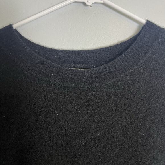 41 Hawthorn Women's 100% Cashmere Crew Neck Sweater Black Sz XXL Quite Luxury - Picture 8 of 15